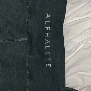 Alphalete dark green leggings